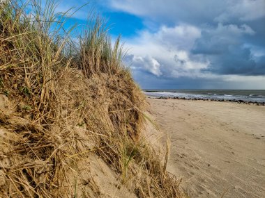 Danimarka 'da Blavand plajında.