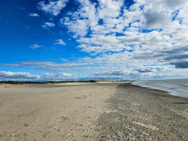 Danimarka 'da Blavand plajında.