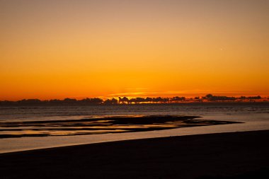 Danimarka 'da Blavand plajında.