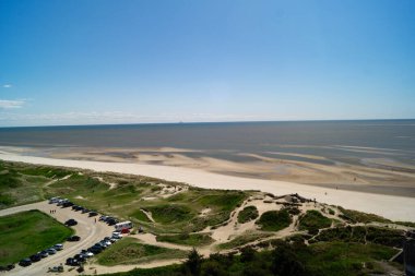 Danimarka 'da Blavand plajında.