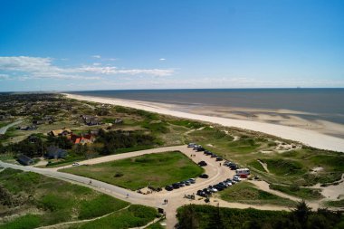 Danimarka 'da Blavand plajında.