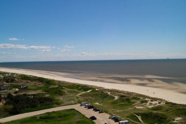 Danimarka 'da Blavand plajında.