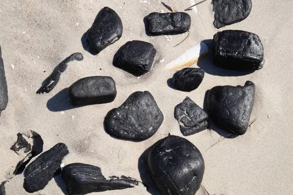 Danimarka 'da Blavand plajında.