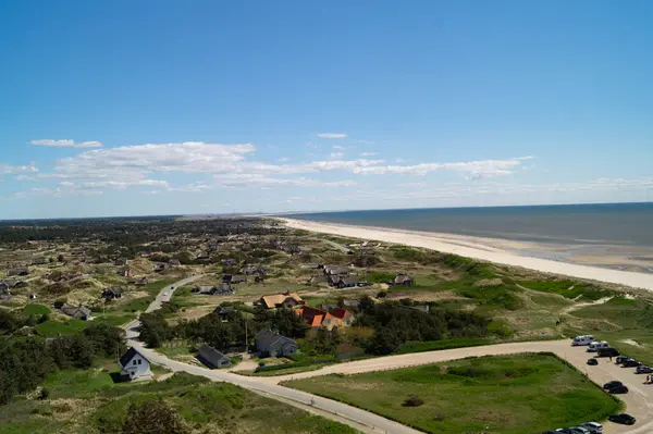 at the beach of Blavand in Denmark