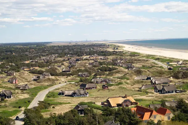 Danimarka 'da Blavand plajında.