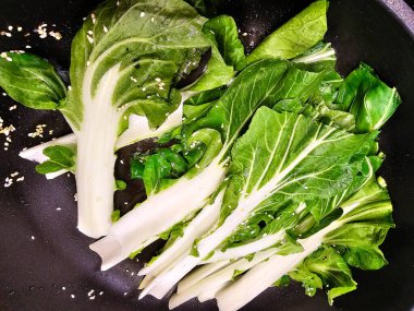 Yeşil Çin lahanası pak choi Brassica rapa