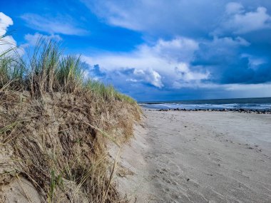 Danimarka 'da Blavand' ın Hvidbjerg plajı