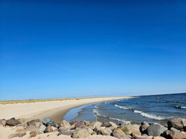 Danimarka 'da Blavand' ın Hvidbjerg plajı