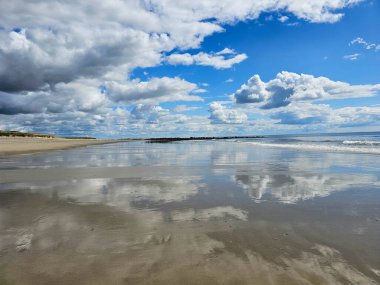 Danimarka 'da Blavand' ın Hvidbjerg plajı