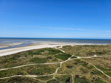 Danimarka 'da Blavand' ın Hvidbjerg plajı