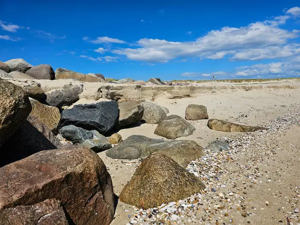 Danimarka 'da Blavand' ın Hvidbjerg plajı