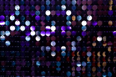 Neighboring colored circles, abstraction of colored lights and shapes. Patterns