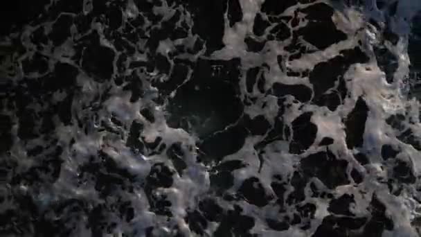 Вид Зверху Потужні Хвилі Фентезі Море — стокове відео