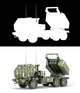 Himars Yüksek Hareketli Topçu Roket Sistemi Ukrayna için 3D arazi kiraladı.