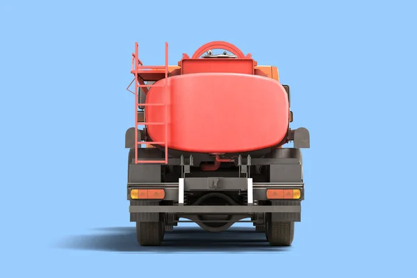 Kamyon Geri Görüş Tankeri Araç Mavi Renkte — Stok fotoğraf