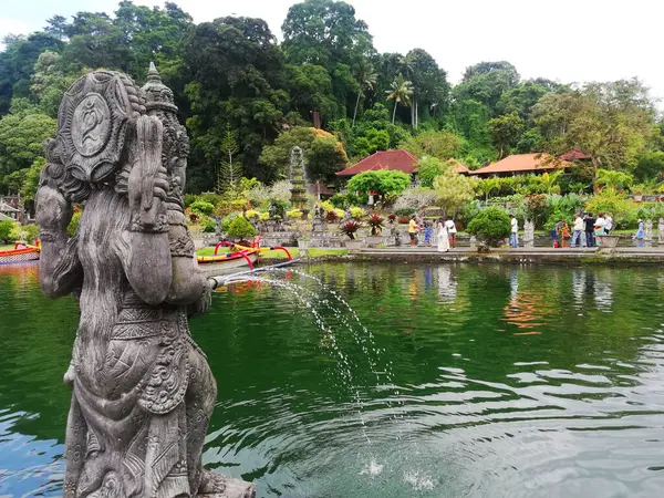 Bali Indonezja Maja 2023 Piękny Ogród Wodny Tirta Gangga Karangasem — Zdjęcie stockowe