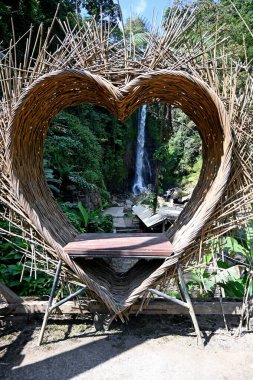 Gitgit Şelalesi ve çevresi, Bali 'nin Buleleng naipliği - Endonezya