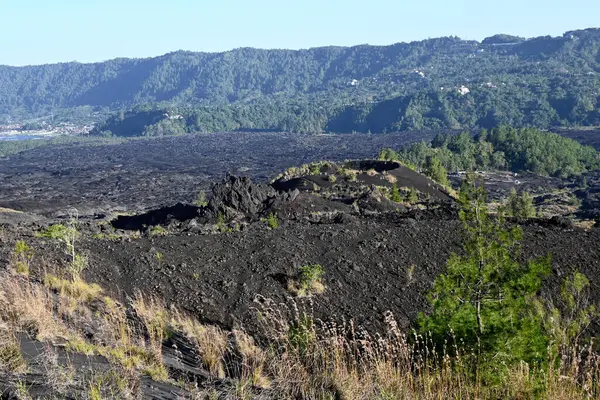 Batur volkanı ve Bali-Endonezya naipliği Bangli çevresi