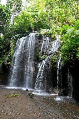 Yeh Bulan Waterfall, at Bangli regency of Bali-Indonesia clipart