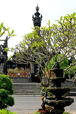 Bali, Endonezya - 4 Nisan 2022: Bali-Endonezya 'daki Kahraman Anıtı. Bajra Sandhi Anıtı, 