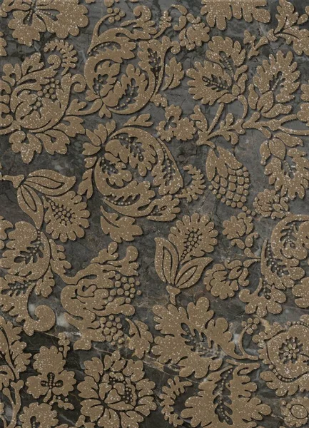 Floral pattern with marble and wooden texture. modern marble mosaic, abstract background, wallpaper, artificial stone texture, marbled tile.