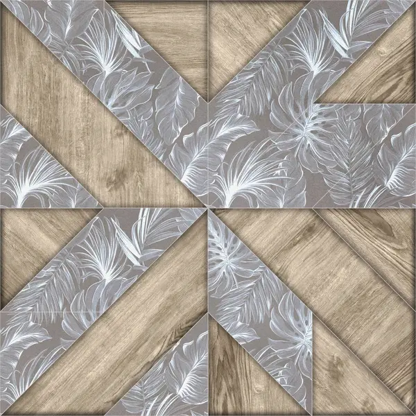 Geometrik dekorasyon. İç seramik duvarlar ve döşeme döşemeleri için kullanılan ahşap ve mermer desenli desen. Modern mermer mozaik, soyut arkaplan, duvar kağıdı.