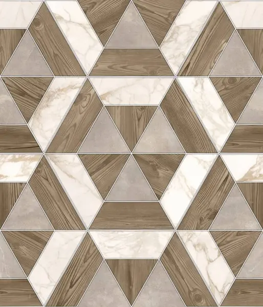   Geometrik dekorasyon. İç seramik duvarlar ve döşeme döşemeleri için kullanılan ahşap ve mermer desenli desen. Modern mermer mozaik, soyut arkaplan, duvar kağıdı, altıgen döşeme.