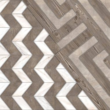 Geometrik dekorasyon. İç seramik duvarlar ve döşeme döşemeleri için kullanılan ahşap ve mermer desenli desen. Modern mermer mozaik, soyut arkaplan, duvar kağıdı, altıgen döşeme.