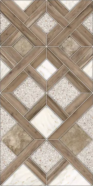 Geometrik dekorasyon. İç seramik duvarlar ve döşeme döşemeleri için kullanılan ahşap ve mermer desenli desen. Modern mermer mozaik, soyut arkaplan, duvar kağıdı, altıgen döşeme.