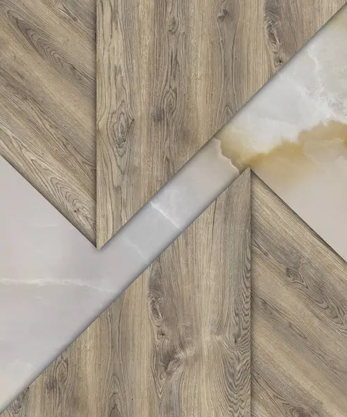 İç seramik duvar döşemeleri ve döşeme döşemeleri için kullanılan ahşap ve mermer desen dokusu