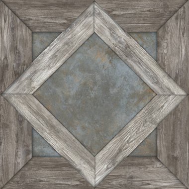 Geometrik dekor. Mermer ve ahşap desenli. Parke zemin elementleri. İç ve dış seramik duvar kiremitleri ve döşemeler için kusursuz desen.