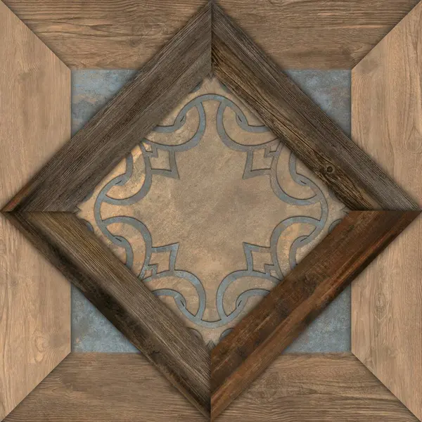 Geometrik dekor. Mermer ve ahşap desenli. Parke zemin elementleri. İç ve dış seramik duvar kiremitleri ve döşemeler için kusursuz desen.