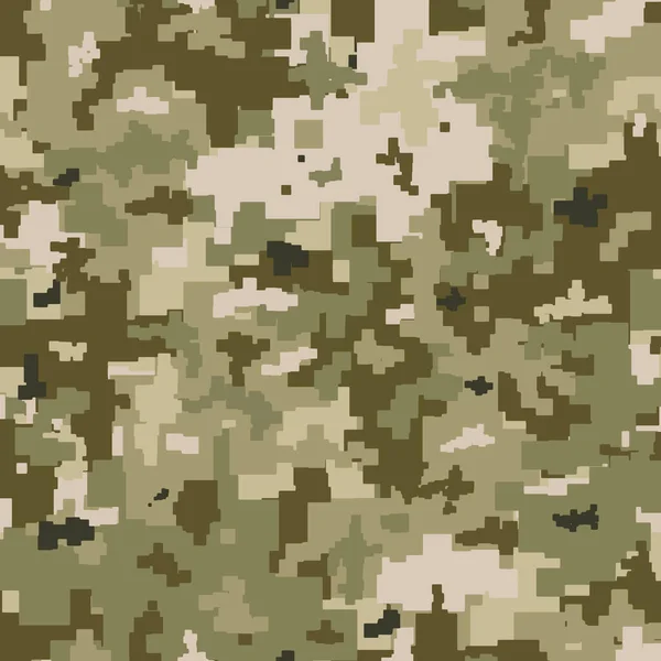 Camouflage of the Armed Forces of Ukraine. Pixel. Texture for printing. Seamless pattern. Vector illustration