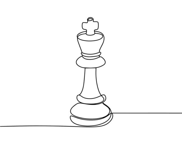 Σκακιστική Φιγούρα Βασιλιάς Του Σκάκι Παιχνίδι Σκακιού Διεθνής Ημέρα Σκακιού — Διανυσματικό Αρχείο