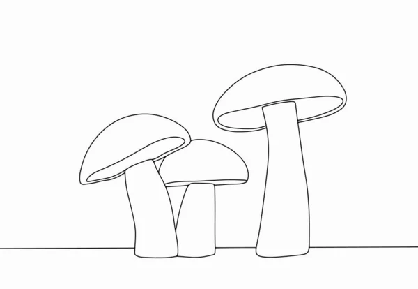 Cogumelo Aspen Dos Cogumelos Mais Bonitos Seguros Dia Europeu Cogumelo — Vetor de Stock
