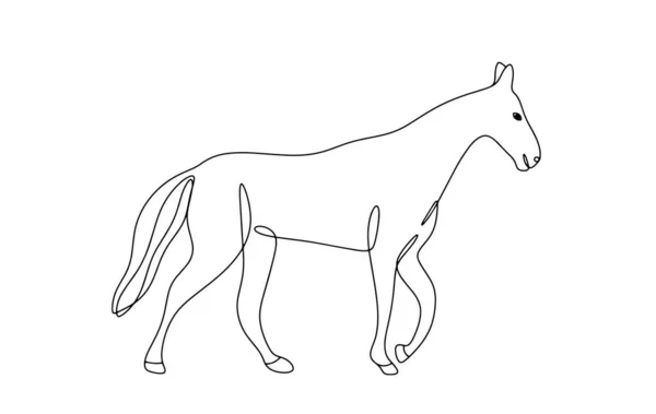 Vetores de Cavalo Pulando Desenho e mais imagens de Ilustração e Pintura -  Ilustração e Pintura, Animal, Animal selvagem - iStock