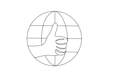 El web sitesini onaylıyor. Sitenin kullanılması uygun ve konforlu. Dünya Kullanılabilirlik Günü. Farklı kullanım alanları için bir çizgi. Vektör illüstrasyonu.