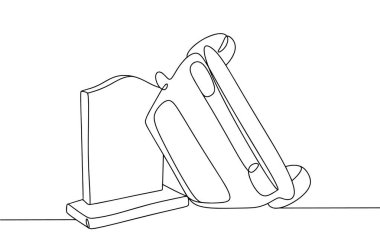 Ölüme sebep olan kaza. Mezarın yanında devrilmiş bir araba. Trafik kurbanları için Dünya Anma Günü. Farklı kullanım alanları için bir çizgi. Vektör illüstrasyonu.