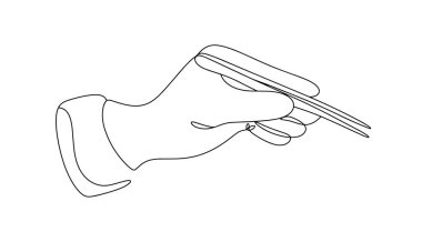 Basit bir vektör çizimi, doktorun elindeki cerrahi cımbızın tıbbi işlemler için doğru konumunu gösteriyor. Beyaz arkaplan üzerine eğitici tıbbi vektör.