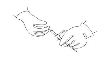 Doktor bir biyopsi prosedürü uygular. Bir organdan küçük bir parça biyomateryal almayı ve laboratuardaki çalışmalarını içeren bir tanı prosedürü. İğne biyopsisi. 