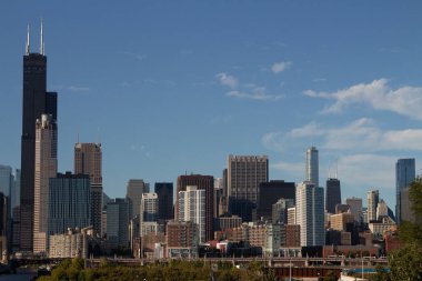 Chicago ufuk çizgisi, güneyden manzara