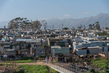 Tulbagh Batı Burnu Güney Afrika. 23.04. 2024. Tulgbagh Western Cape bölgesindeki bir kasabanın genel görünümü.