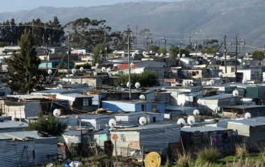 Tulbagh Batı Burnu Güney Afrika. 23.04. 2024. Tulgbagh Western Cape bölgesindeki bir kasabanın genel görünümü.