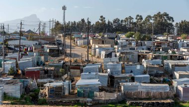 Tulbagh Batı Burnu Güney Afrika. 23.04. 2024. Tulgbagh Western Cape bölgesindeki bir kasabanın genel görünümü.