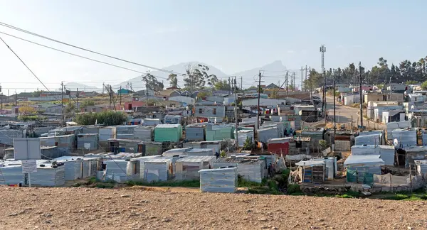 stock image Tulbagh Western Cape South Africa. 23.04. 2024. Overview of a township in Tulgbagh Western Cape area.