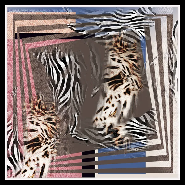 tiger skin pattern, vector, illustration, background,