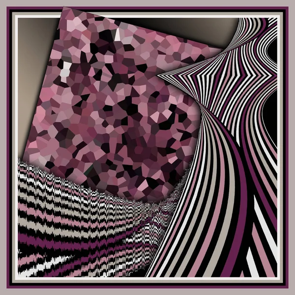 Ilustrace Abstraktního Pozadí Geometrickým Obrazcem Čarami — Stock fotografie