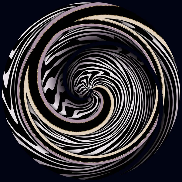 Abstrakcyjne Tło Spiralnymi Pociągnięciami Pędzla — Zdjęcie stockowe