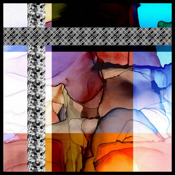 abstract background with a lot of different patterns