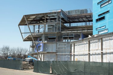 Dayton, Ohio, ABD - 26 Mart 2023: Düşük gelirli çocuklar için 50 milyon dolarlık özel okul, Connor Group Kids & Community Partners tarafından finanse ediliyor..